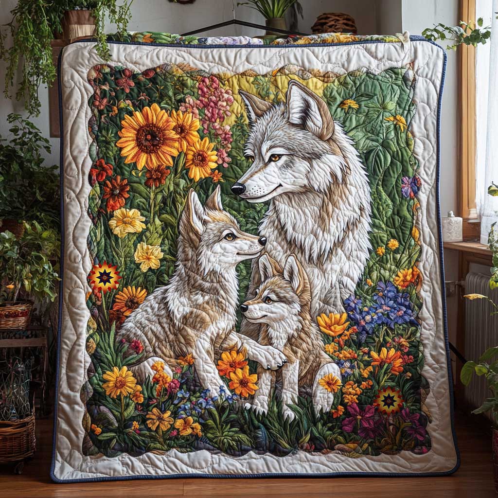 Cozzy Family Wolf WP0110008CL Quilt