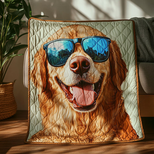 Golden Retriever Happy WT0710020CL Quilt