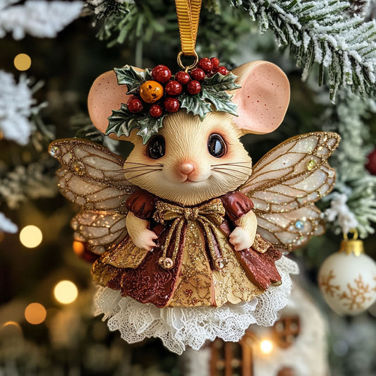 Fairy Mouse CW1511060CL Christmas Ornament
