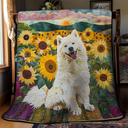 Samoyed Pastel Dream WN2210013CL Quilt