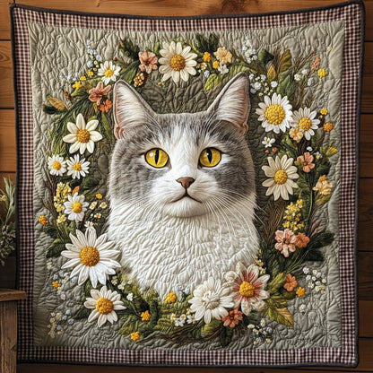 Floral Cat CW1206013CL Quilt