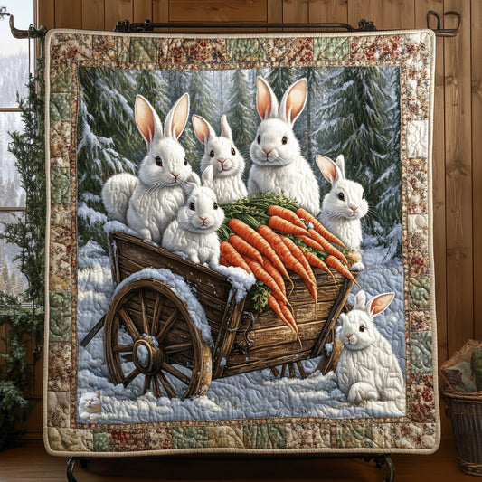 Bunny Enjoy The Snow WU0611010CL Quilt