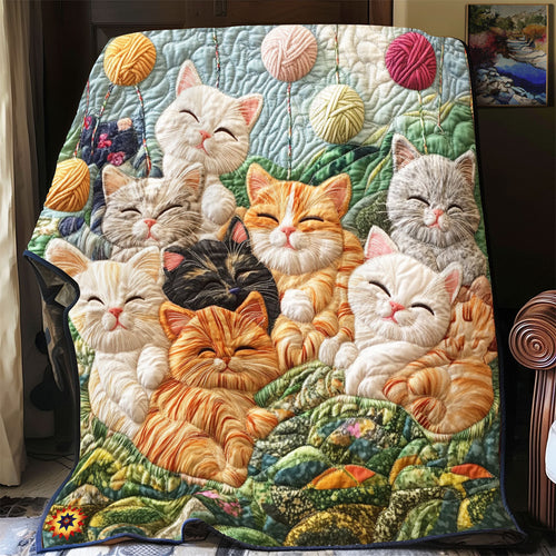 Cute Cat Crochet YR2412042CL Quilt