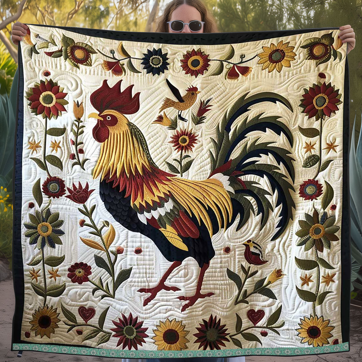Chicken WJ1209002CL Quilt