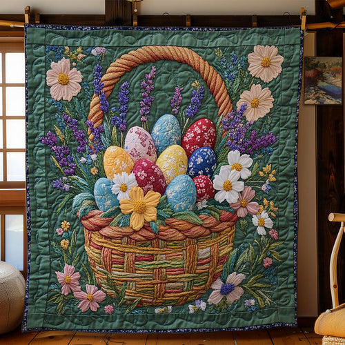 Eggs In Bloom Easter WN1501021CL Quilt