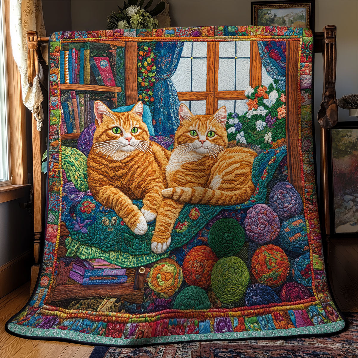 Cat Orange WX0612017CL Quilt