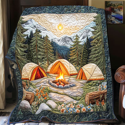 Camping Night Forest WP3012006CL Quilt