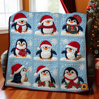 Christmas Penguin WY2911004CL Quilt