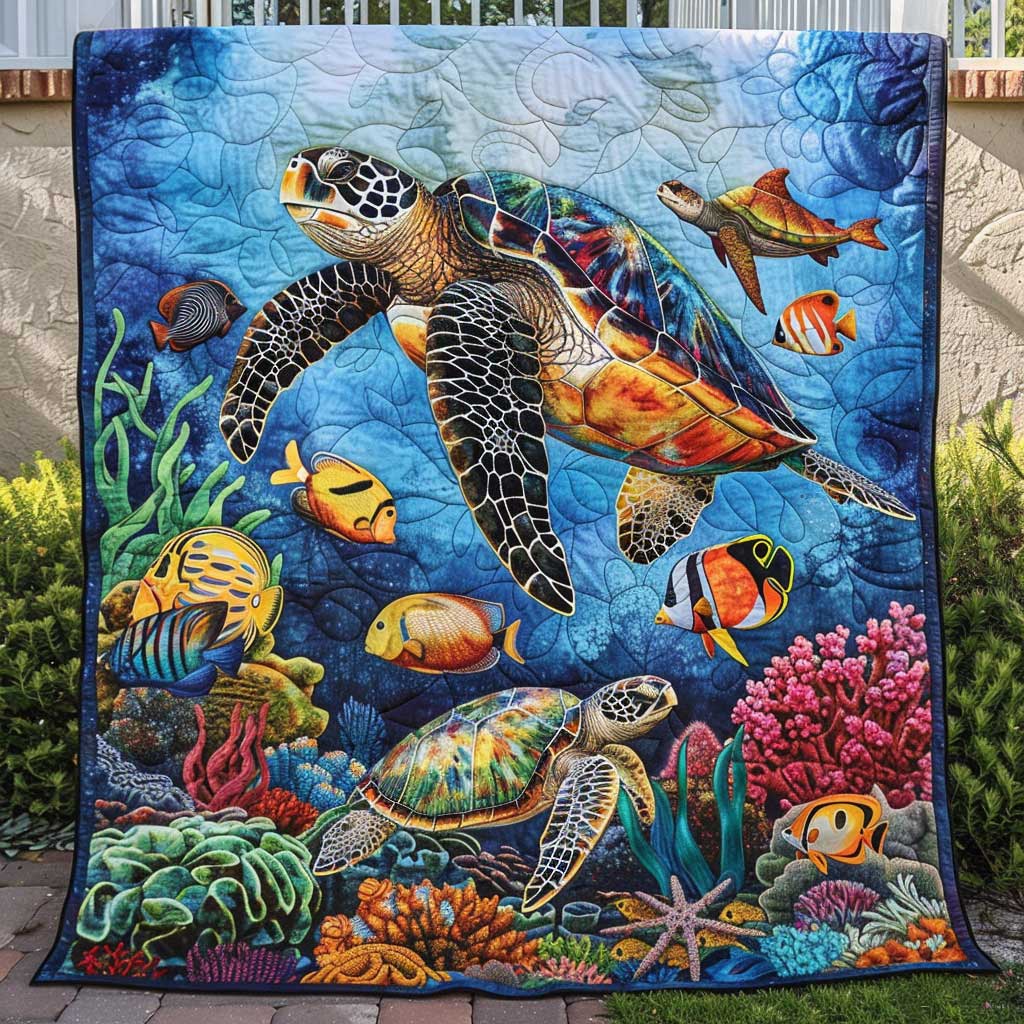 Sea Turtle WJ1109018CL Quilt