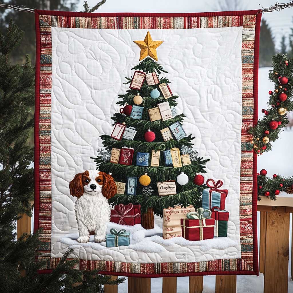 Dog’s Christmas Cheer WN3009053CL Quilt