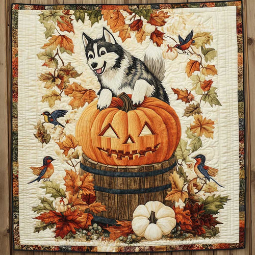 Husky Pumpkin Cuddle WN2709079CL Quilt