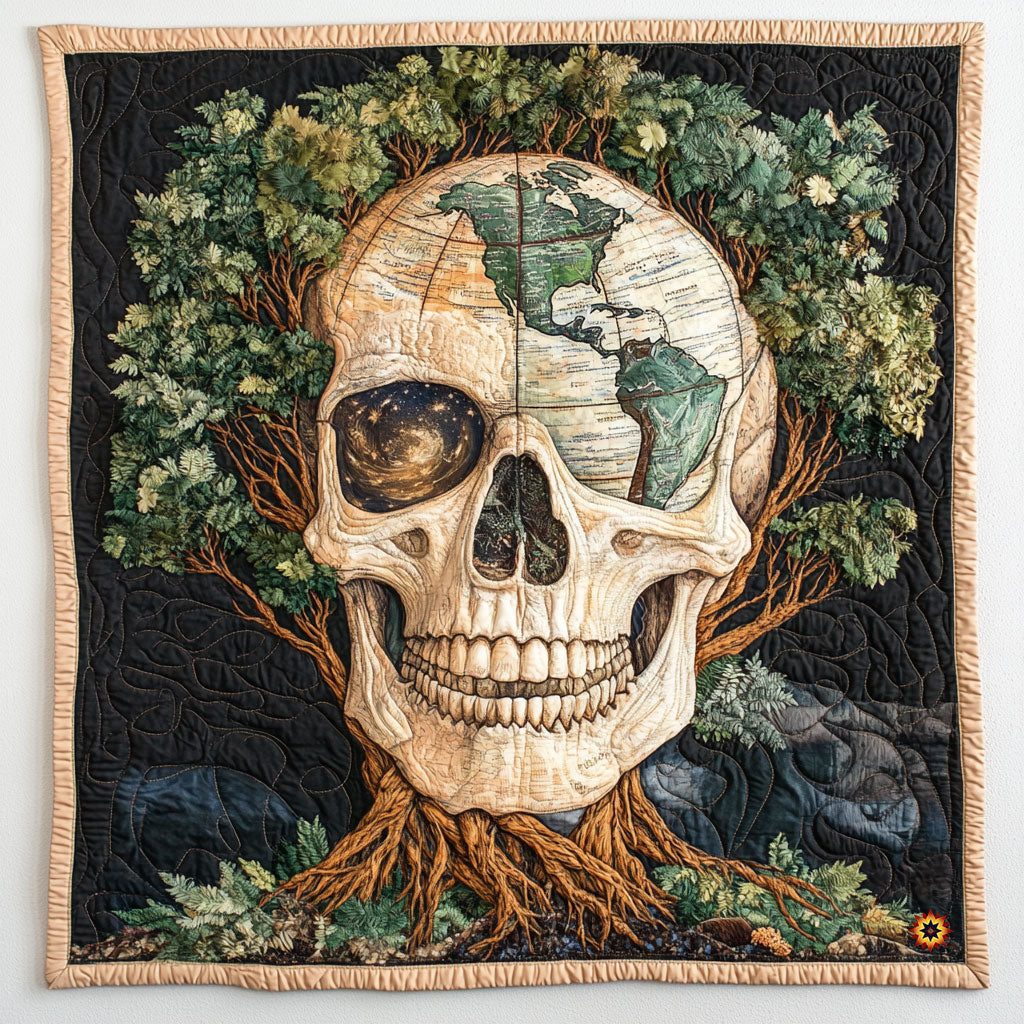 Plant Skull WY3110009CL Quilt