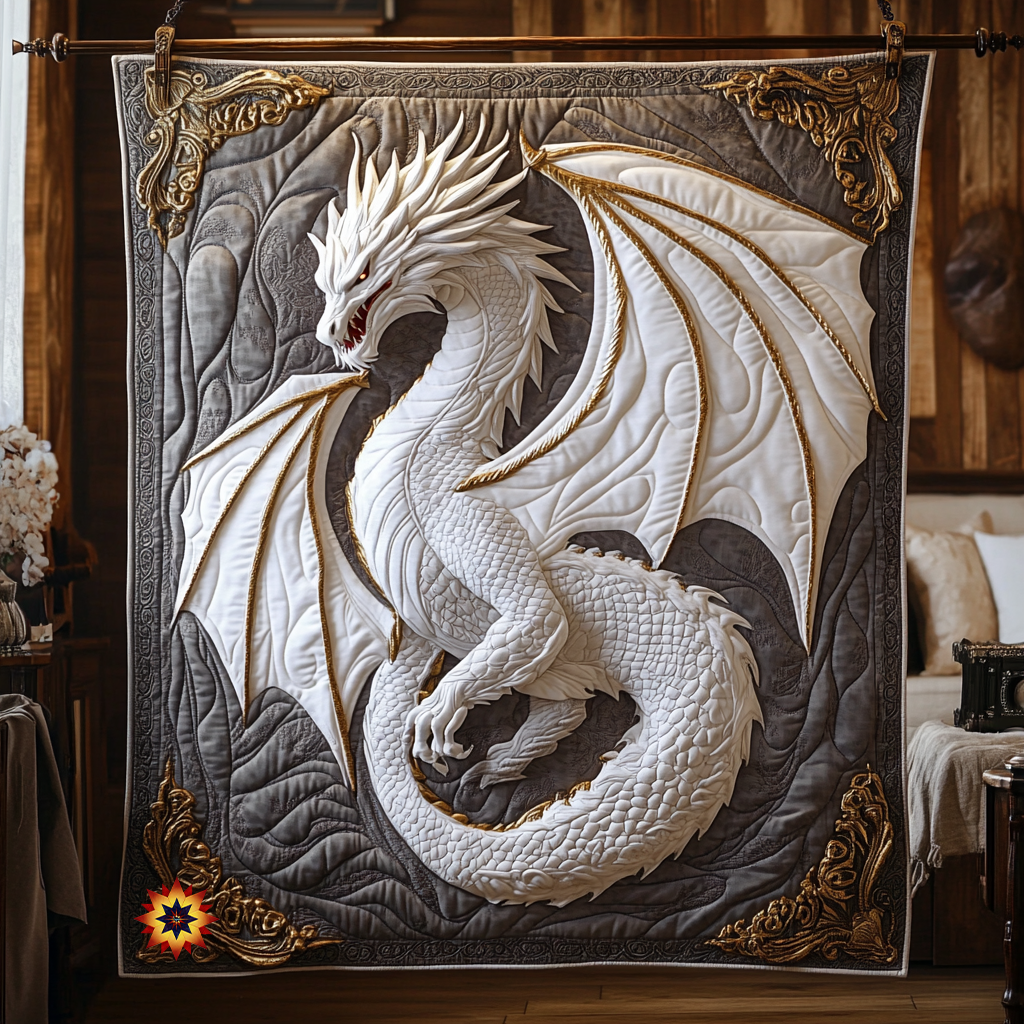 Majestic Black Dragon YR2312028CL Quilt