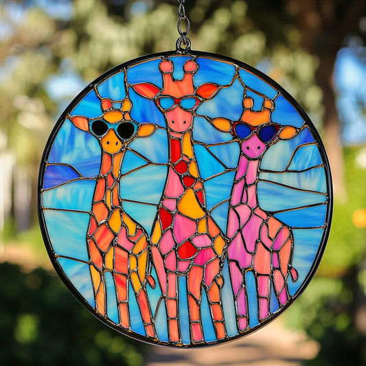 Giraffes Color WT1403015CL Suncatcher