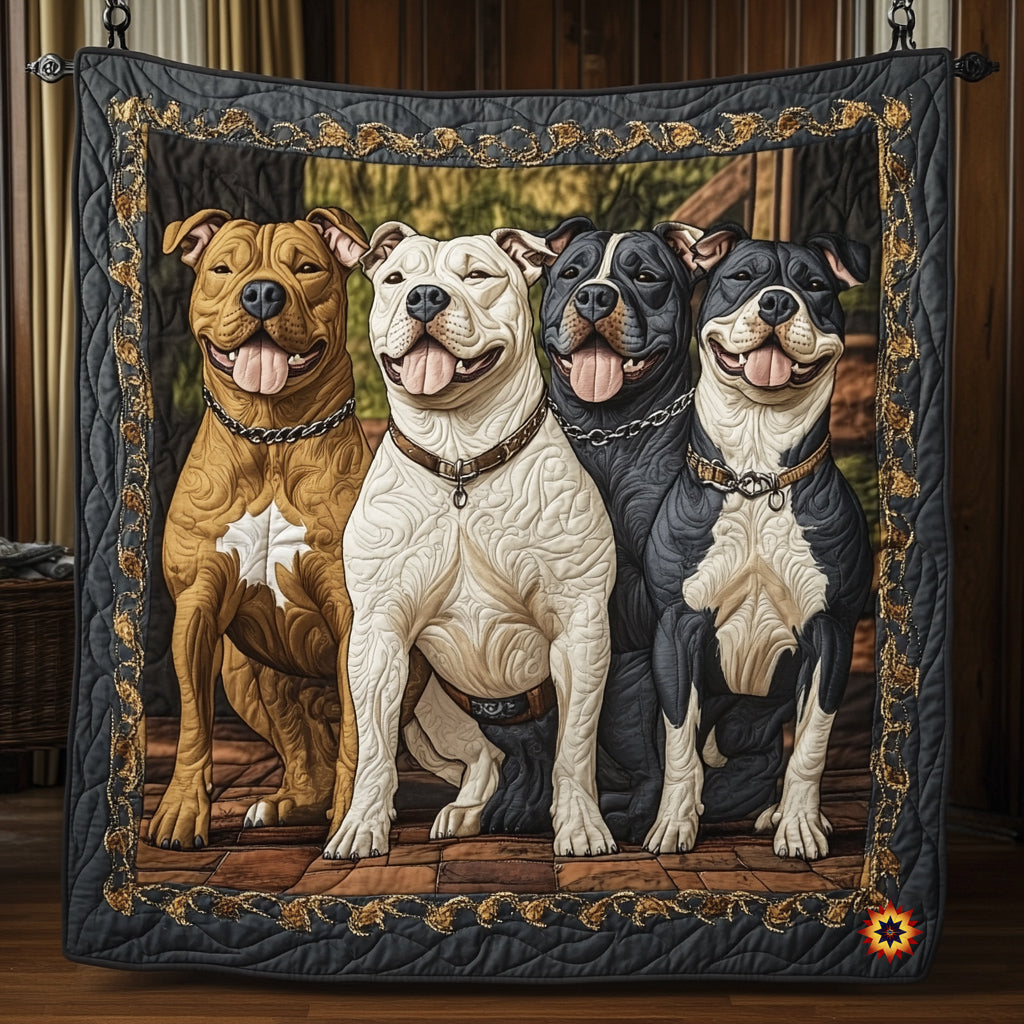 Pitbull Gang WU0611043CL Quilt