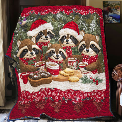 Family Raccoon WY1311023CL Quilt