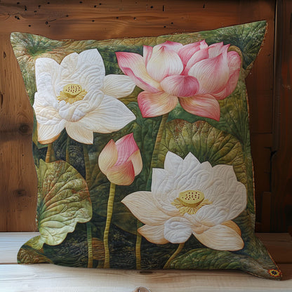 Lotus Bloom WY0911053CL Quilt Pillow Case