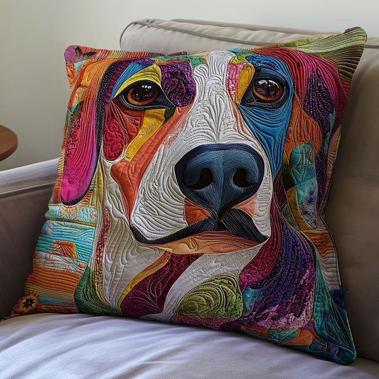 Abstract Dog WY2911050CL Quilt Pillow Case