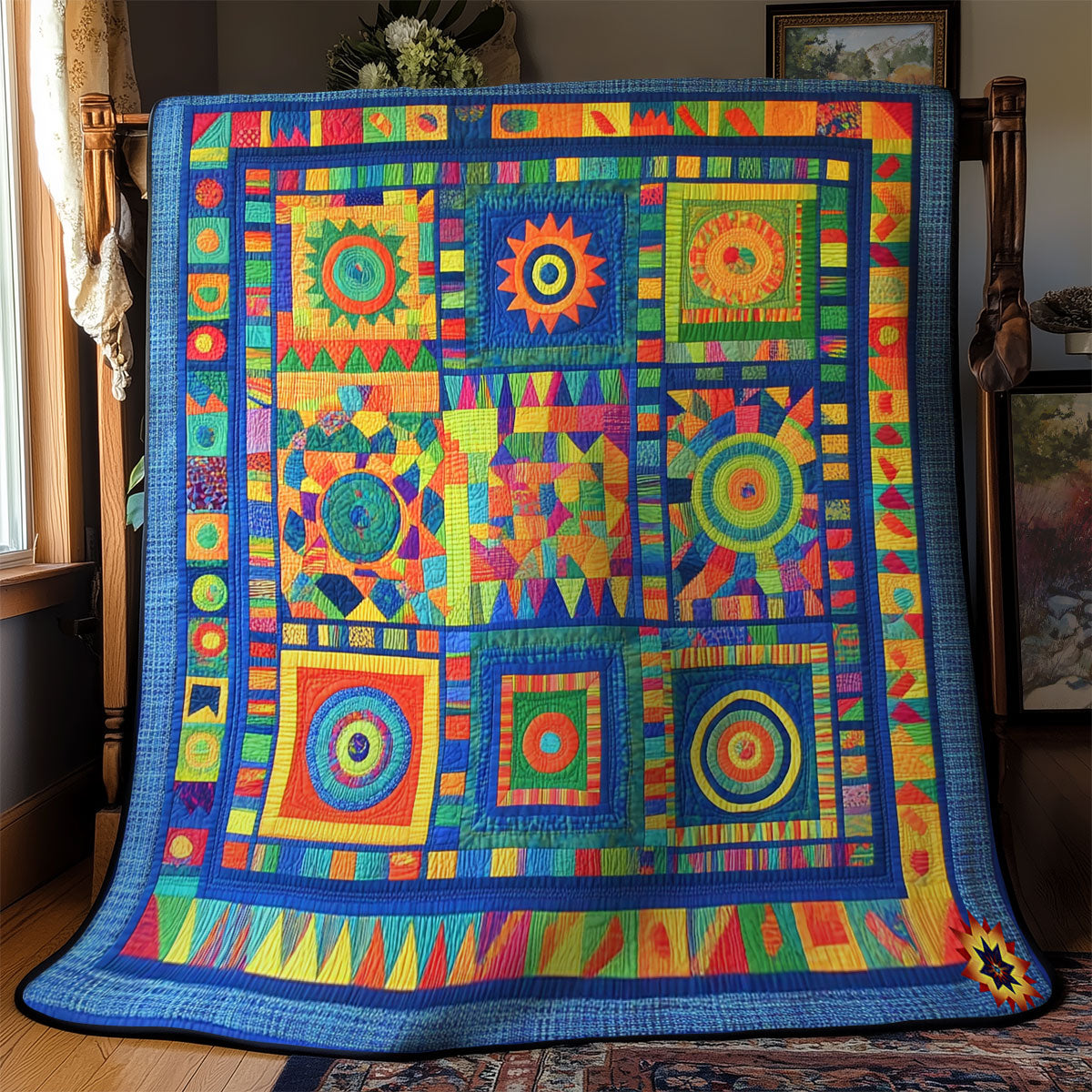 Colorful Trigger Pattern WY1211009CL Quilt