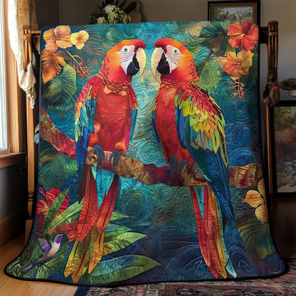 Parrot Paradise Blossoms WN2310027CL Quilt