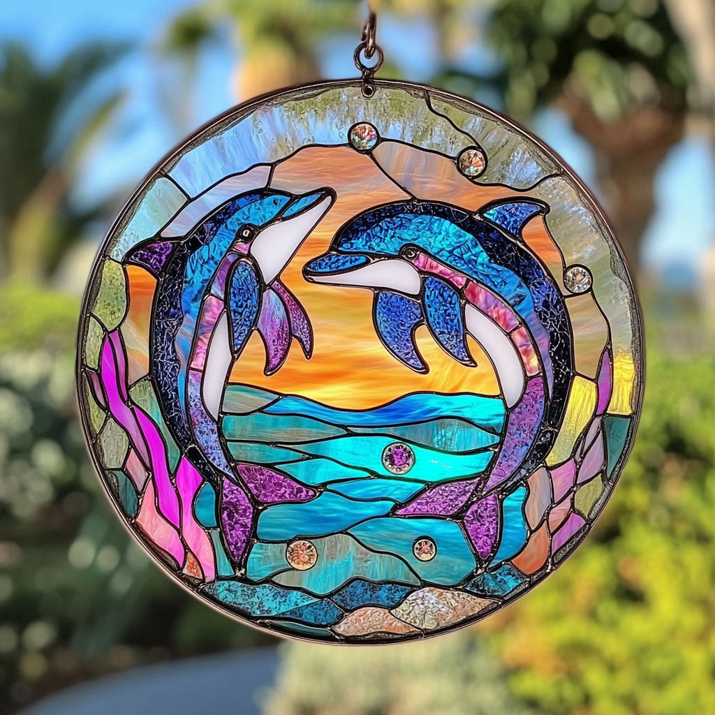 Dolphin Sea WT0703009CL Suncatcher