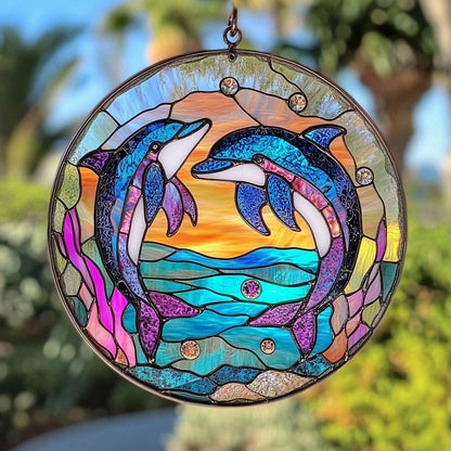 Dolphin Sea WT0703009CL Suncatcher