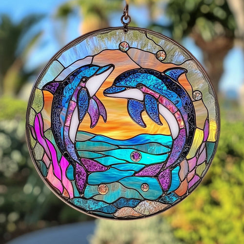 Dolphin Sea WT0703009CL Suncatcher