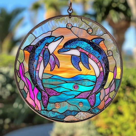 Dolphin Sea WT0703009CL Suncatcher
