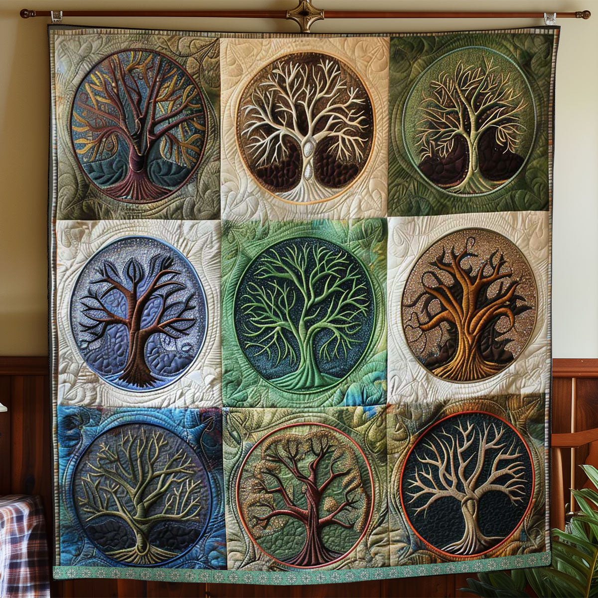 Tree Of Life Eternal Balance WN1209060CL Quilt