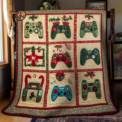 Gamer’s Christmas WN2311029CL Quilt