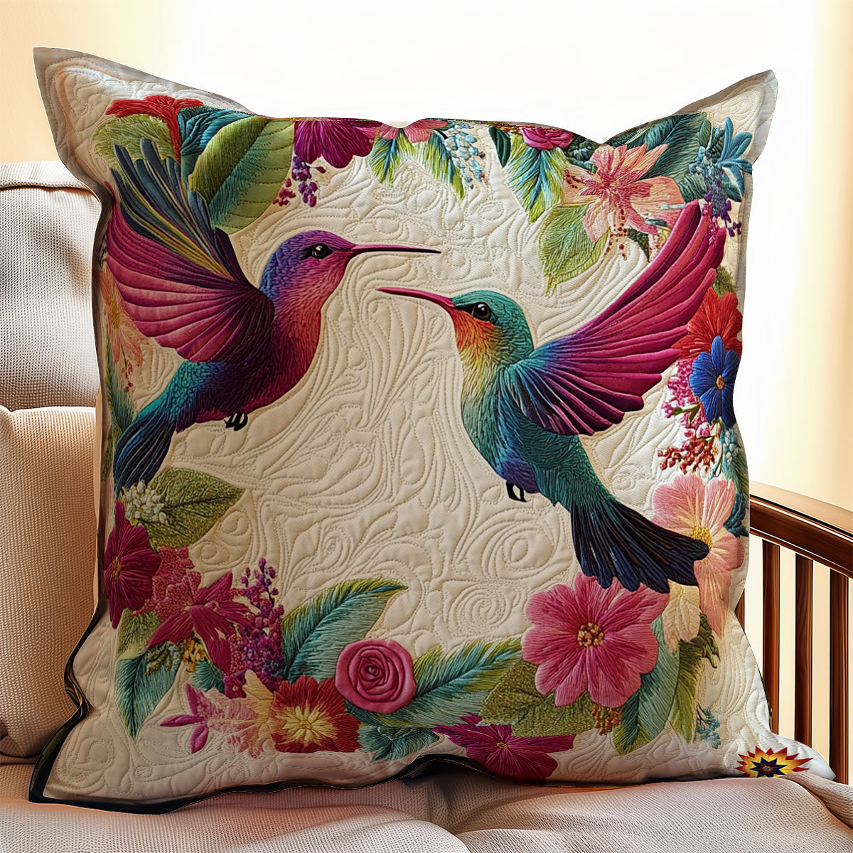 Hummingbird WY2911082CL Quilt Pillow Case