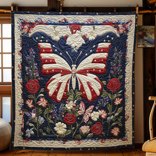 American Glory Butterfly WN0712020CL Quilt