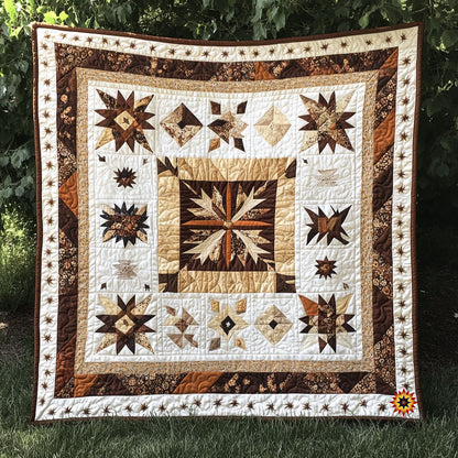 Brown Native American WY1811024CL Quilt