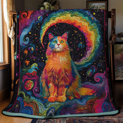 Cat Rainbow Color WT1403106CL Quilt