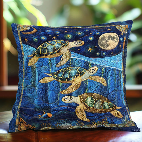 Sea Turtle WJ1309045CL Quilt Pillow Case