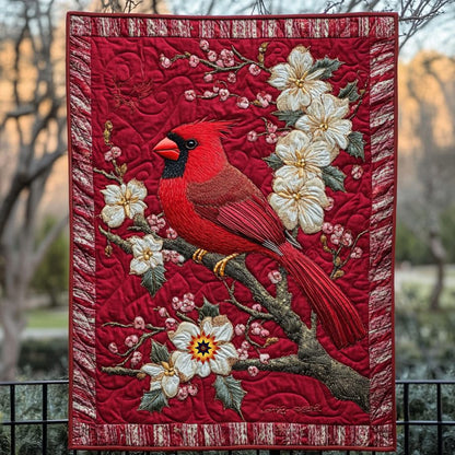 Gorgeous Cardinal WU0411041CL Quilt