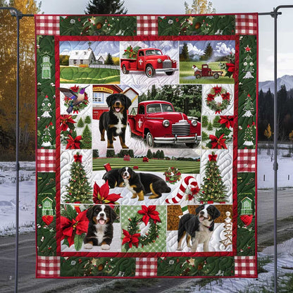 Bernese Mountain Truck WN1410009CL Quilt