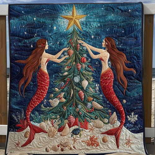 Christmas Mermaid WY0312025CL Quilt