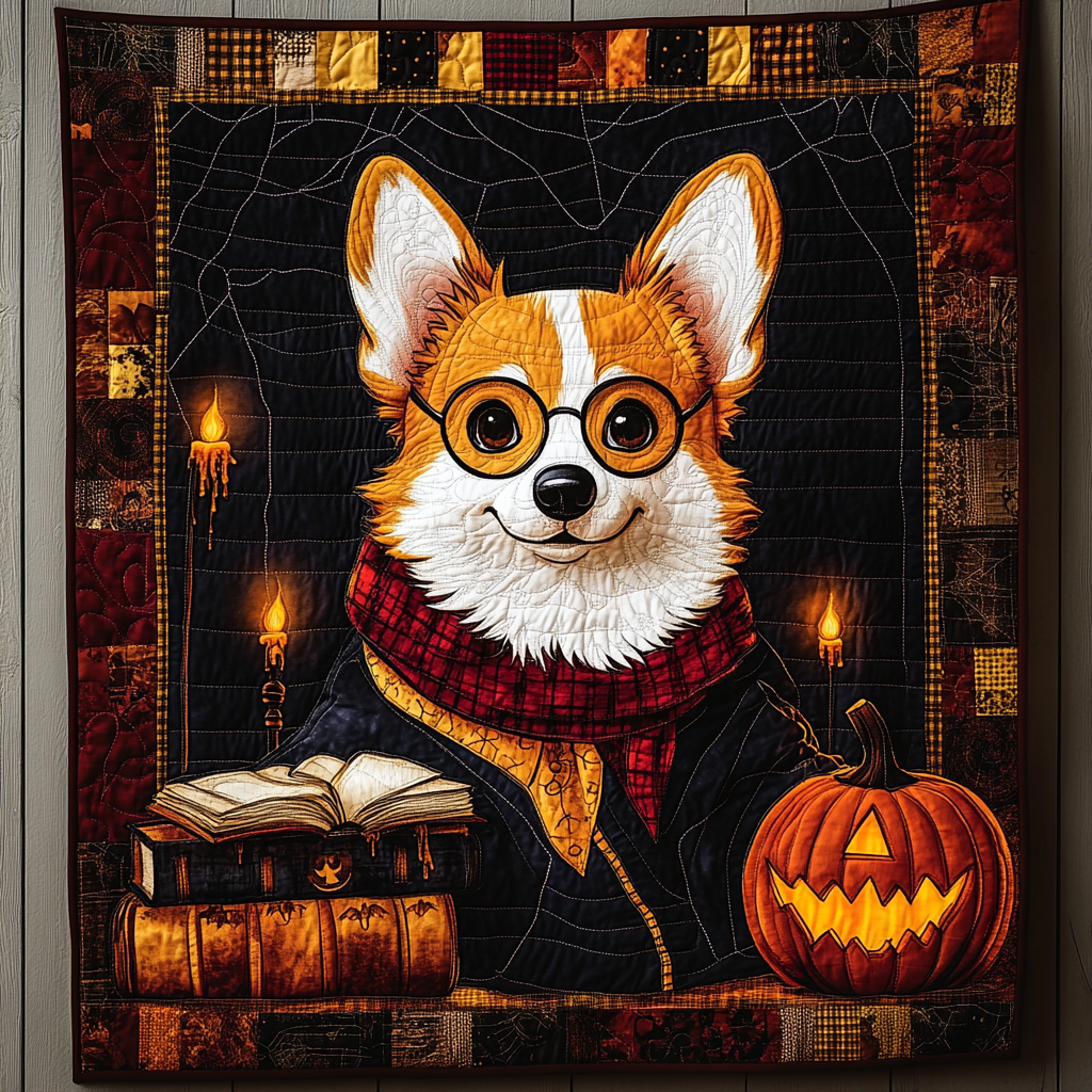 Corgi's Wizarding World Adventure WN2409003CL Quilt