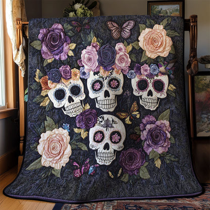 Day Of The Dead Butterflies WN2910071CL Quilt