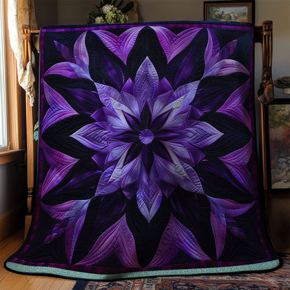 Celestial Purple Petals WN1309027CL Quilt