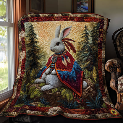 Native American Rabbit WY1112016CL Quilt