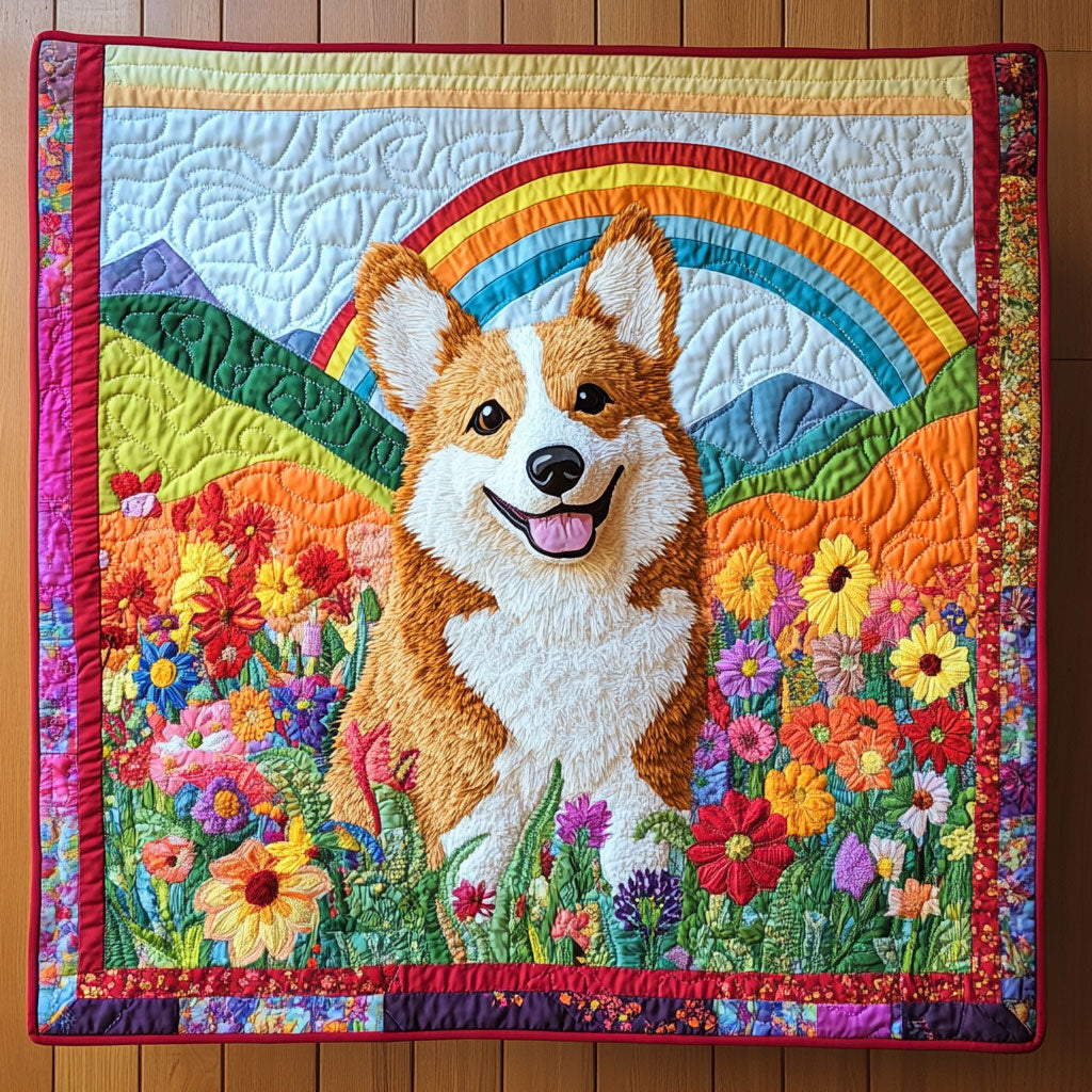 Corgi Smile CW2708080CL Quilt