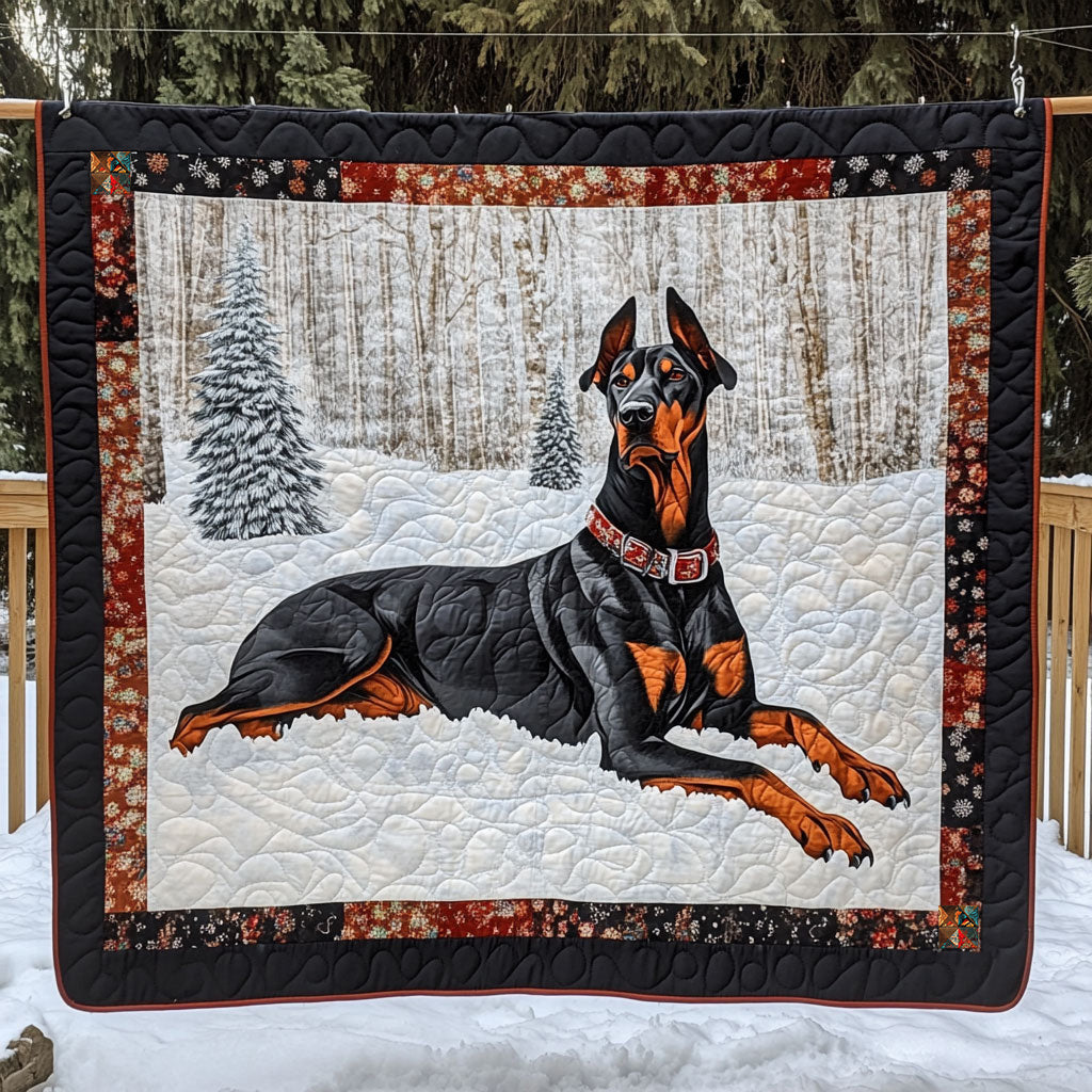 Doberman Dog WT0310007CL Quilt