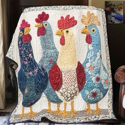 Four Chicken WY1202101CL Quilt