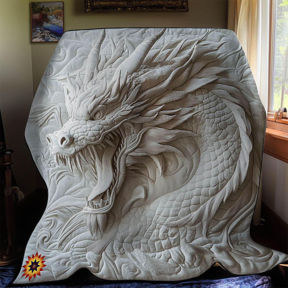 Asian Dragon WY0612023CL Quilt