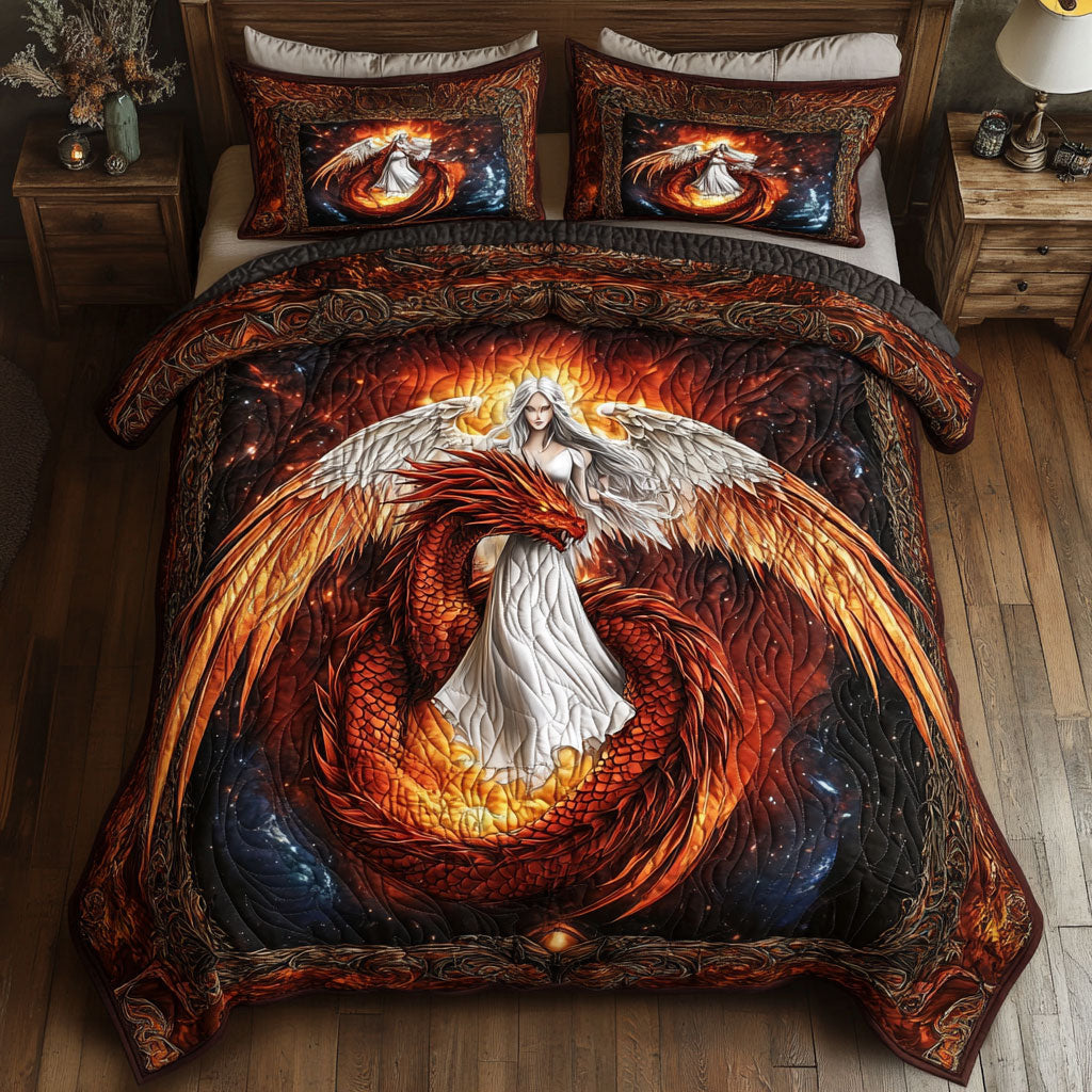 Dragon Red WT1001001CL Duvet Cover Set