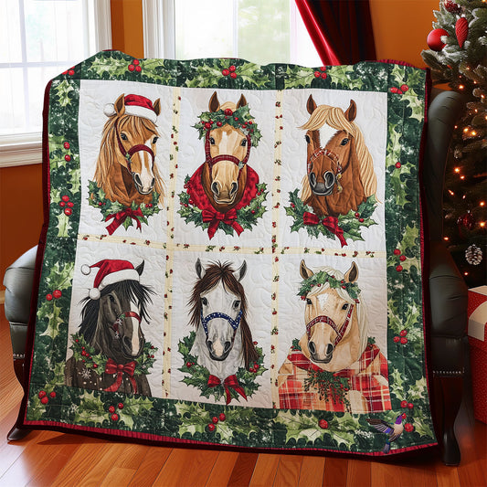 Christmas Horse WY1211037CL Quilt