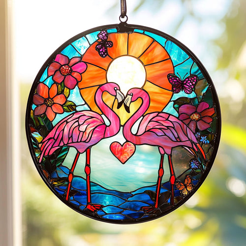 Flamingo Summer WT2803021CL Suncatcher