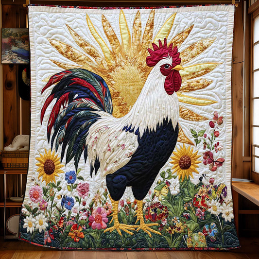 Farm Rooster Portrait WP1401043CL Quilt